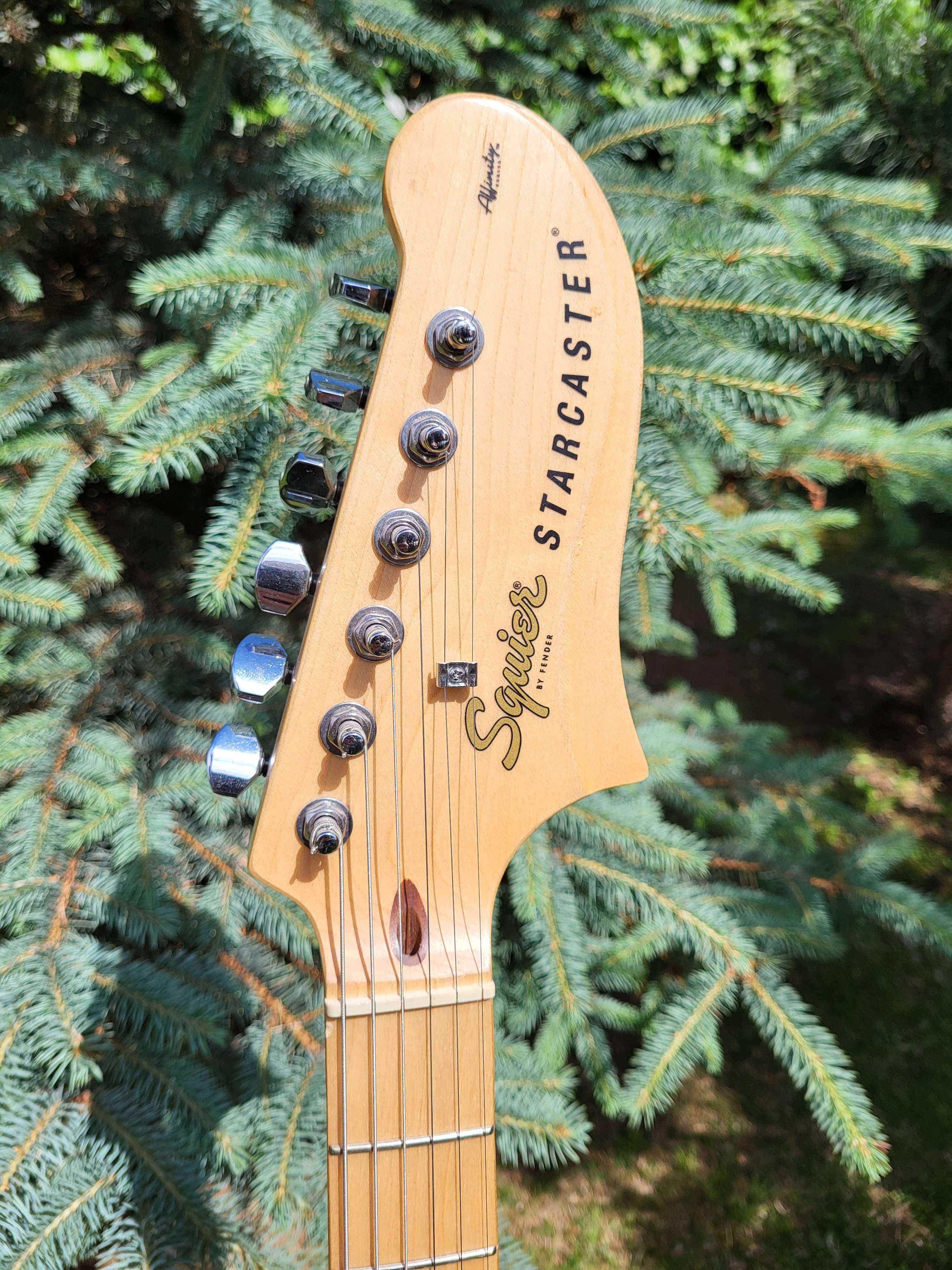 Gitara Elektryczna Starcaster Czarna + Pokrowiec