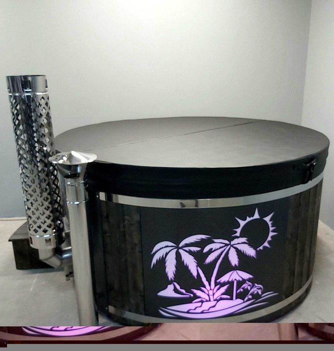 GORĄCA BECZKA Luxury Bania Balia Ogrodowa Jaccuzi Spa HOT TUB