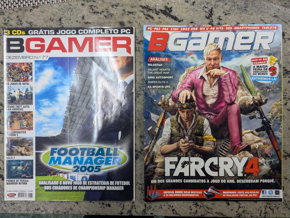 Várias revistas gaming BGamer, Mega Force, Mega Score,PC Guia T3 Turbo