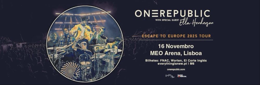 2 Bilhetes One Republic Camarote V.I.P 16/11