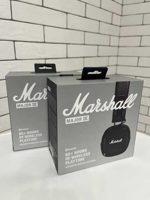 NEW Навушники Marshall Major IV Black Brown Маршал Мейджор 4