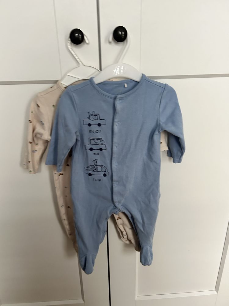 Pajace chlłopięce smyk rozm 68 2 szt