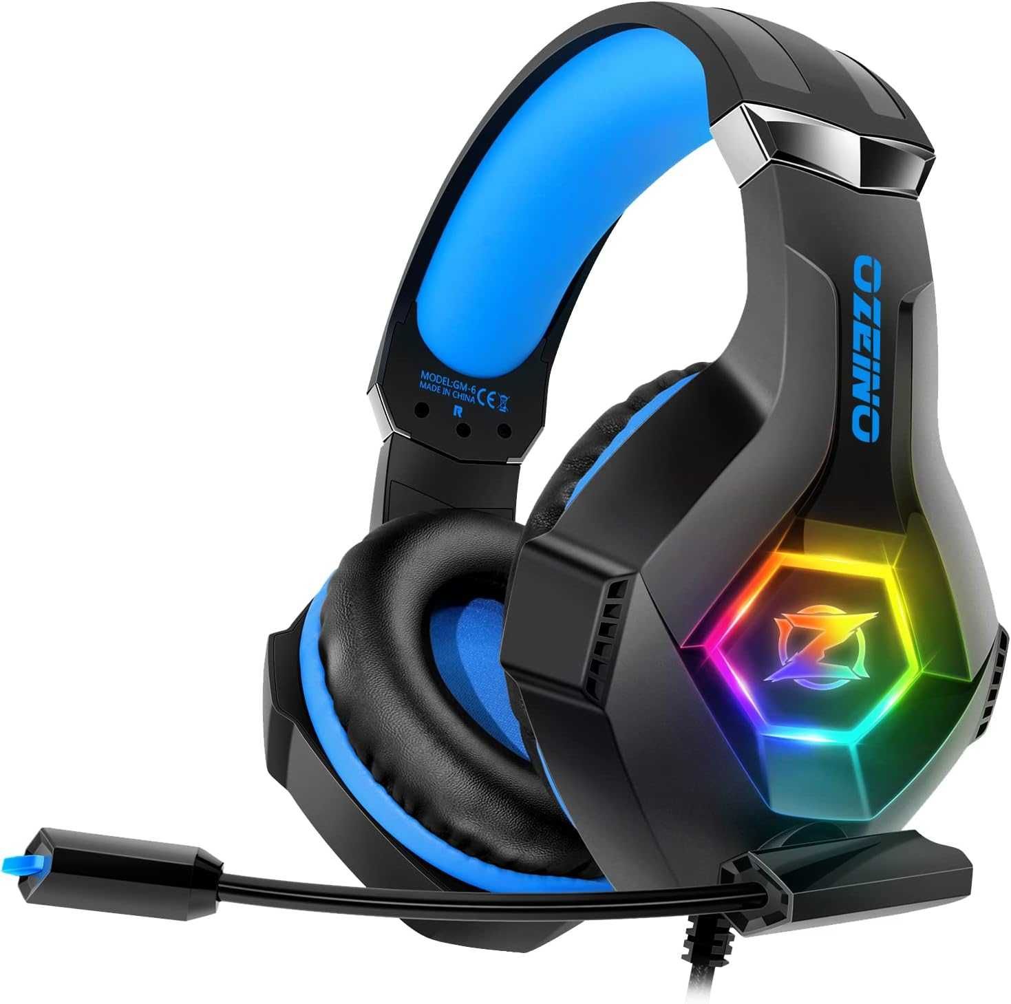 Zestaw słuchawkowy dla graczy do PS4, PS5 PC, PS4 z mikrofonem OZEINO