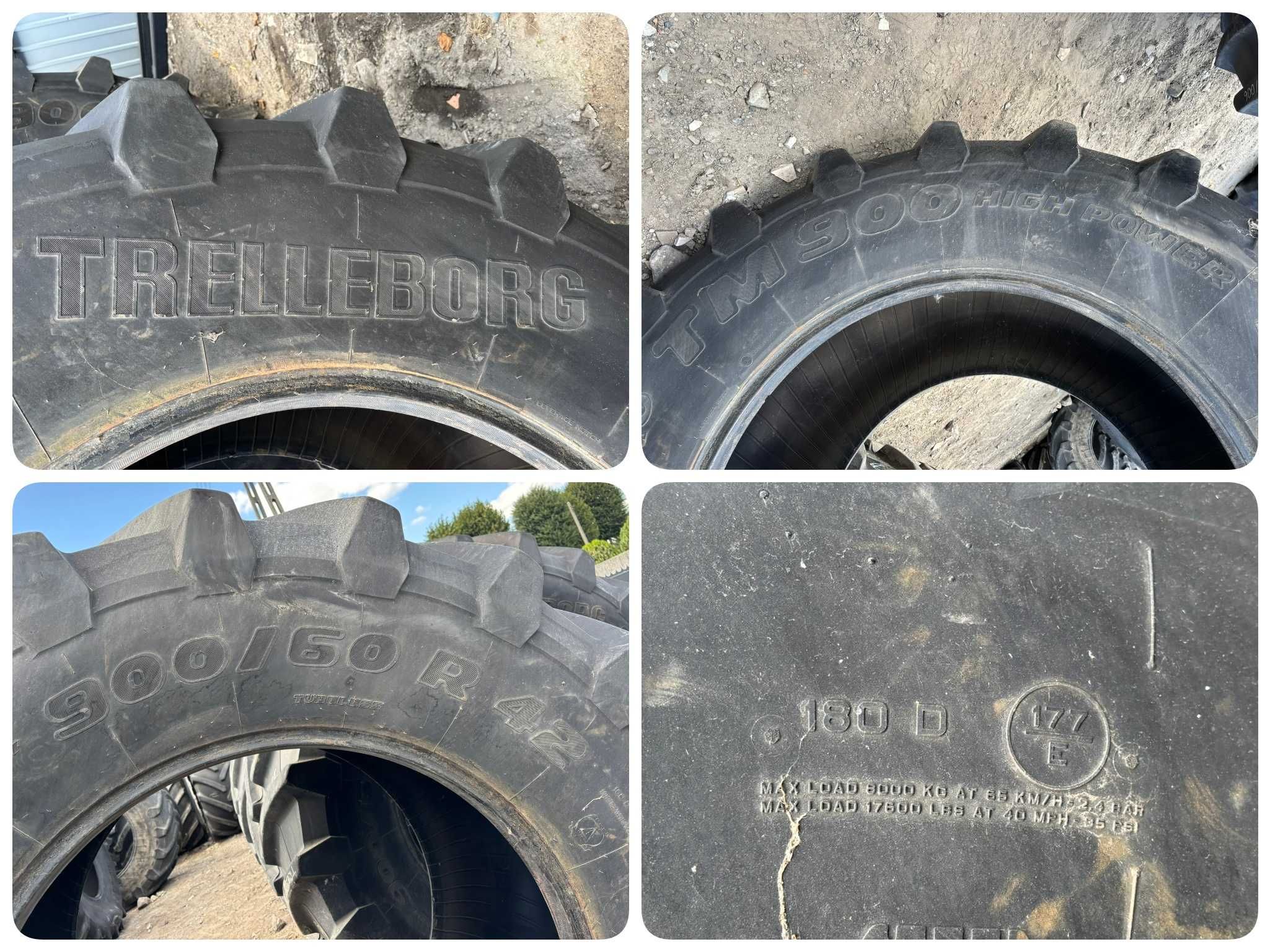 Opona Opony Rolnicze 900/60R42 TRELLEBORG TM900 HIGH POWER 180 D (80%)