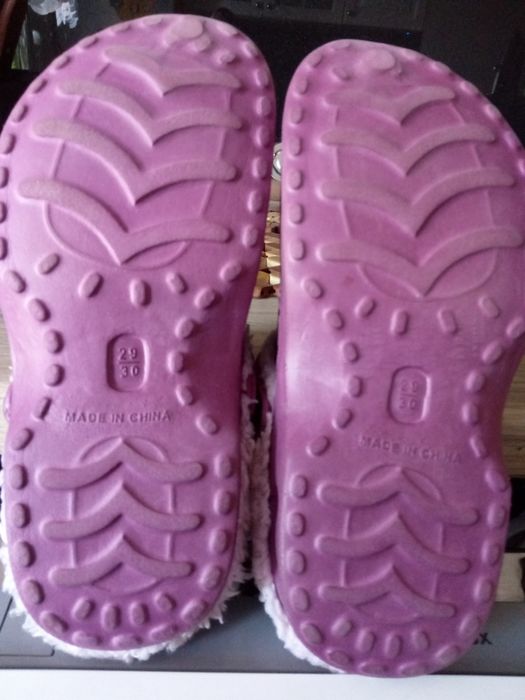 Klapki typu Crocs ocieplane 29/30