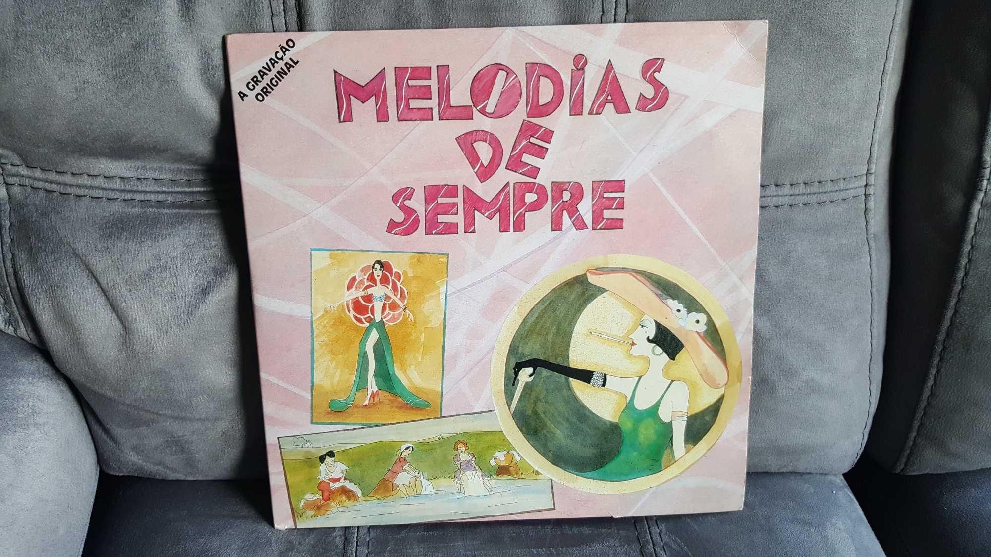 quatro LP em Vinil, Melodias de Sempre, Romanças, Rancho Tamar