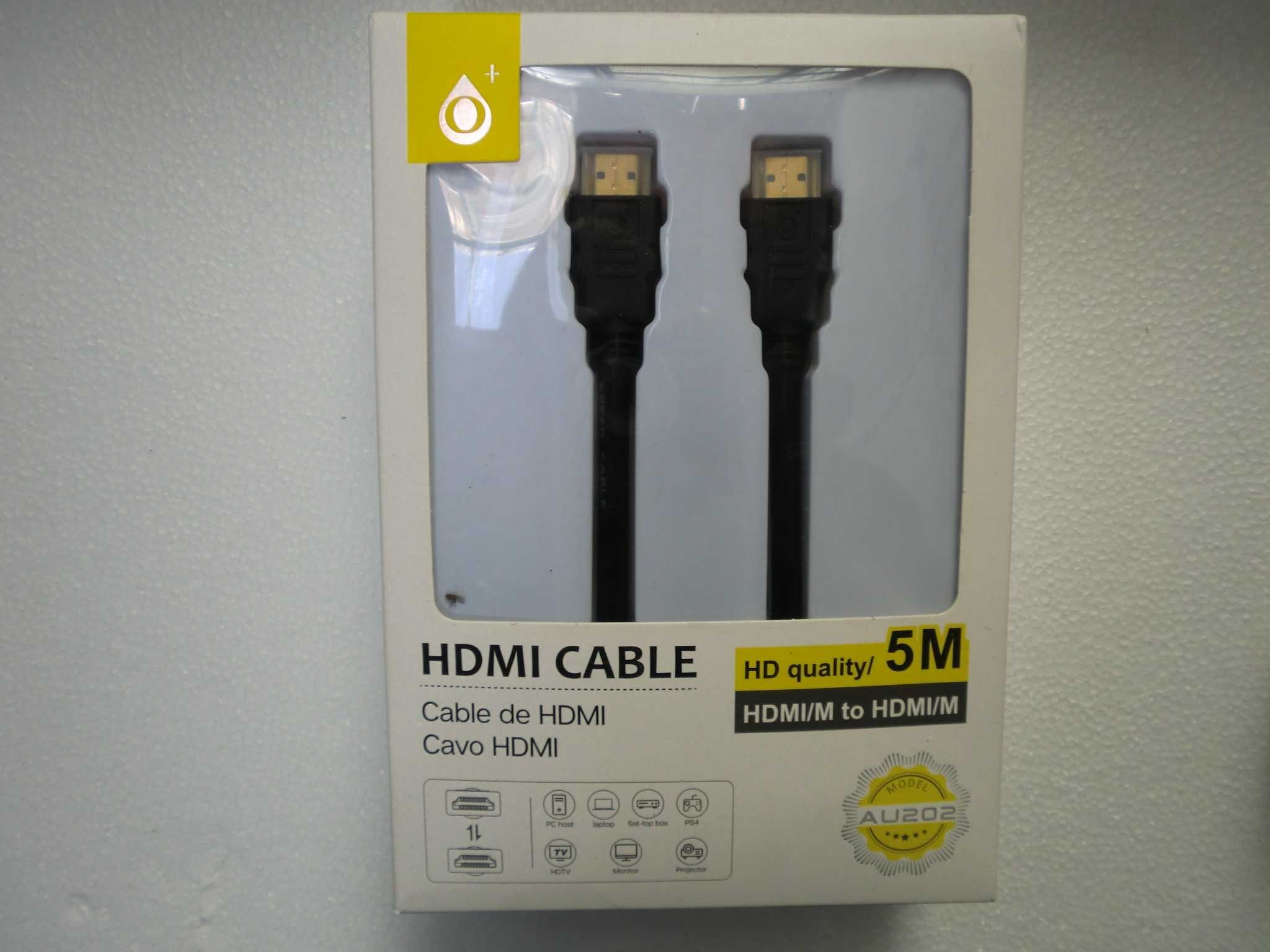 Cabos HDMI 5 e 10 metros