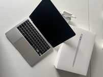 MacBook Air M1 | 258GB SSD | 8 GB | srebrny | posiadam dowód zakupu