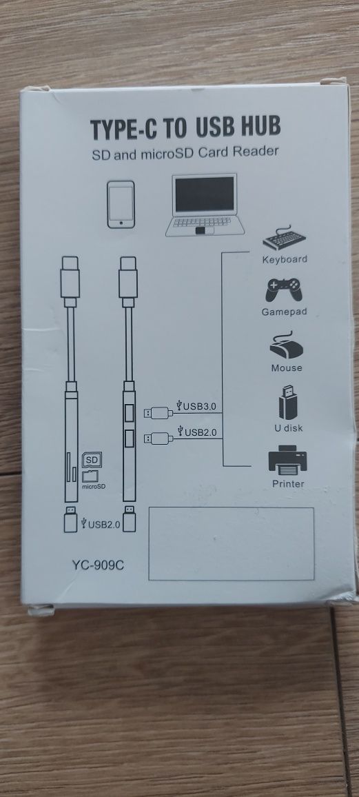 HUB USB typu C macbook phone