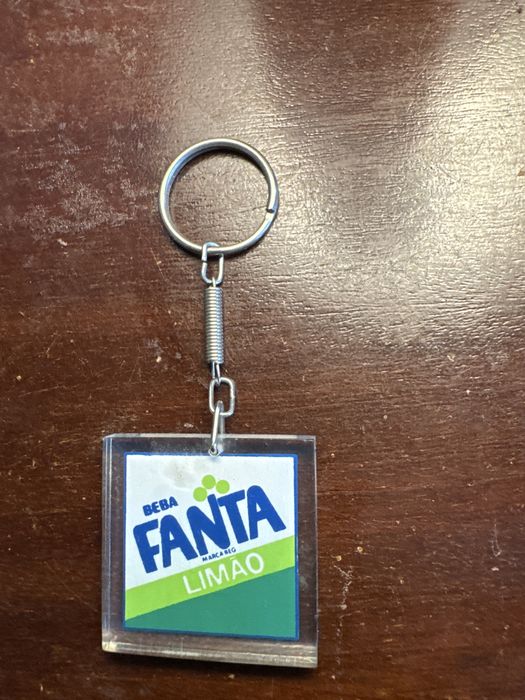 Porta chaves na fanta limão