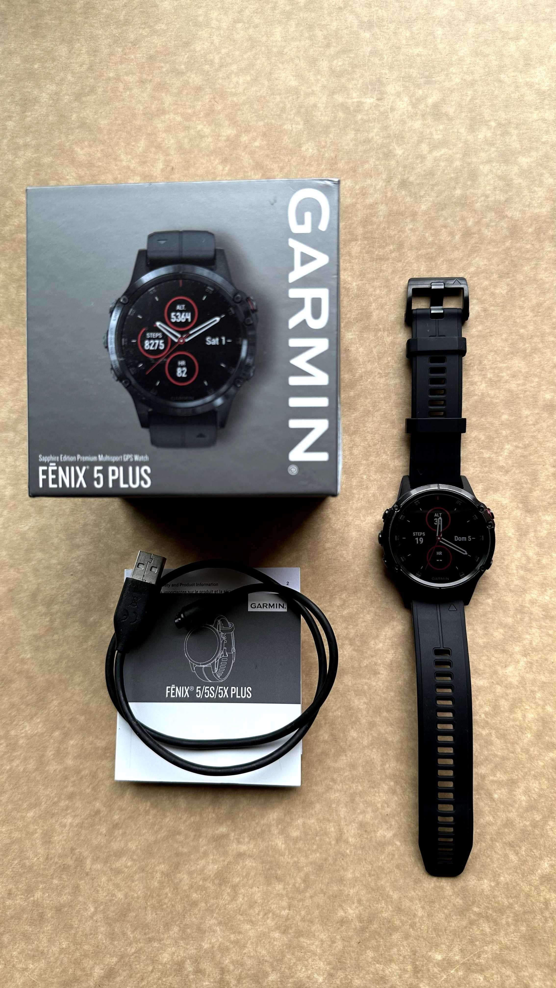 Garmin Fenix 5 Plus Safira