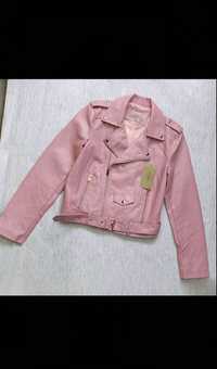 Куртка косуха розовая