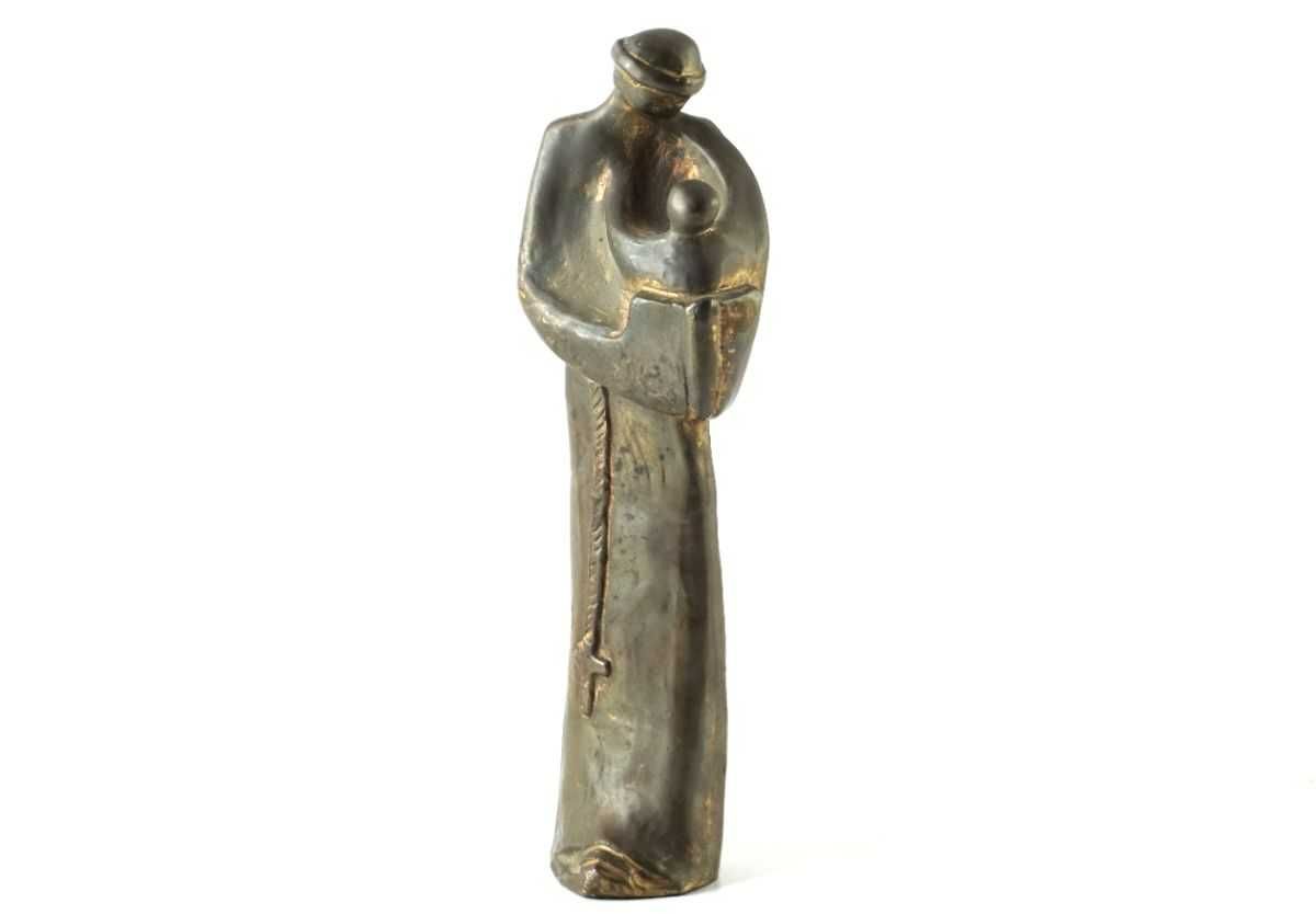 Imponente Escultura de Santo António com O Menino