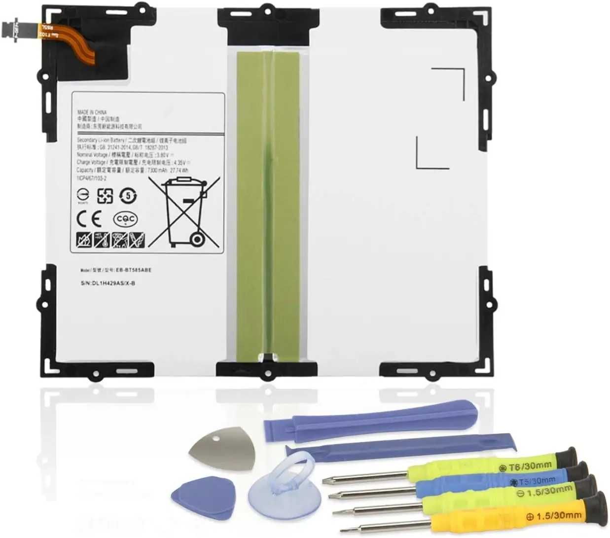 Акумулятор K KYUER EB-BT585ABE для Tab A 10.1" 2016 + інструменти