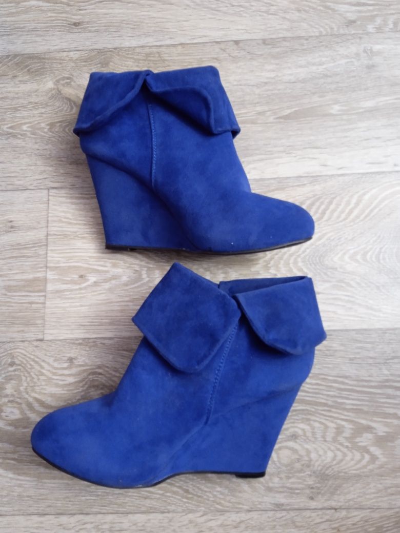 Botki 40 chabrowe