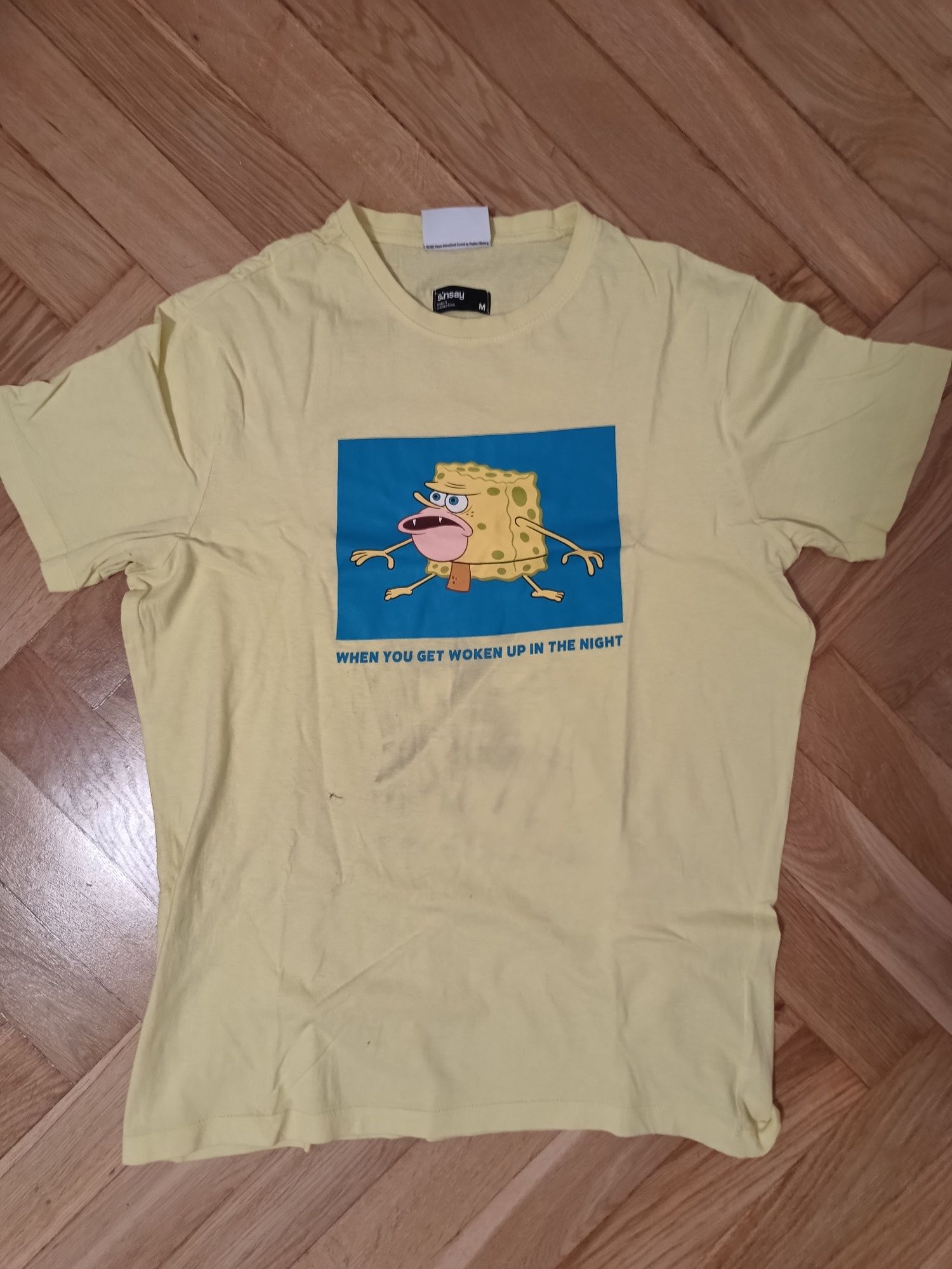 Sinsay zestaw 4 podkoszulek Bojack SpongeBob Rick and Morty rozm M