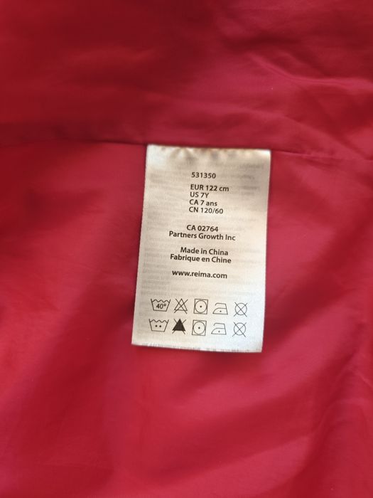 Куртка пуховик зимова  Reima LEENA 122 рост