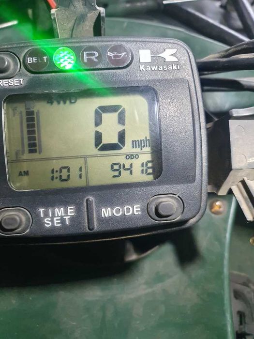 Kawasaki KVF 650 – Zarejestrowany, 4x4, silnik uszkodzony