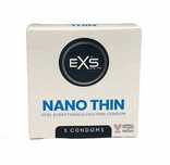 EXS Nano Thin ultra cienkie prezerwatywy 3 sztuki nawilżane