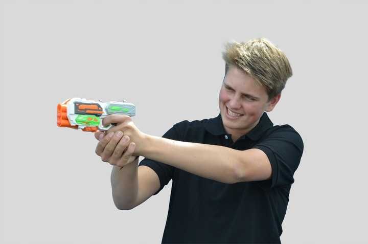 Pistolet na strzałki piankowe Wyrzutnia BROŃ zabawka dla dzieci 31014