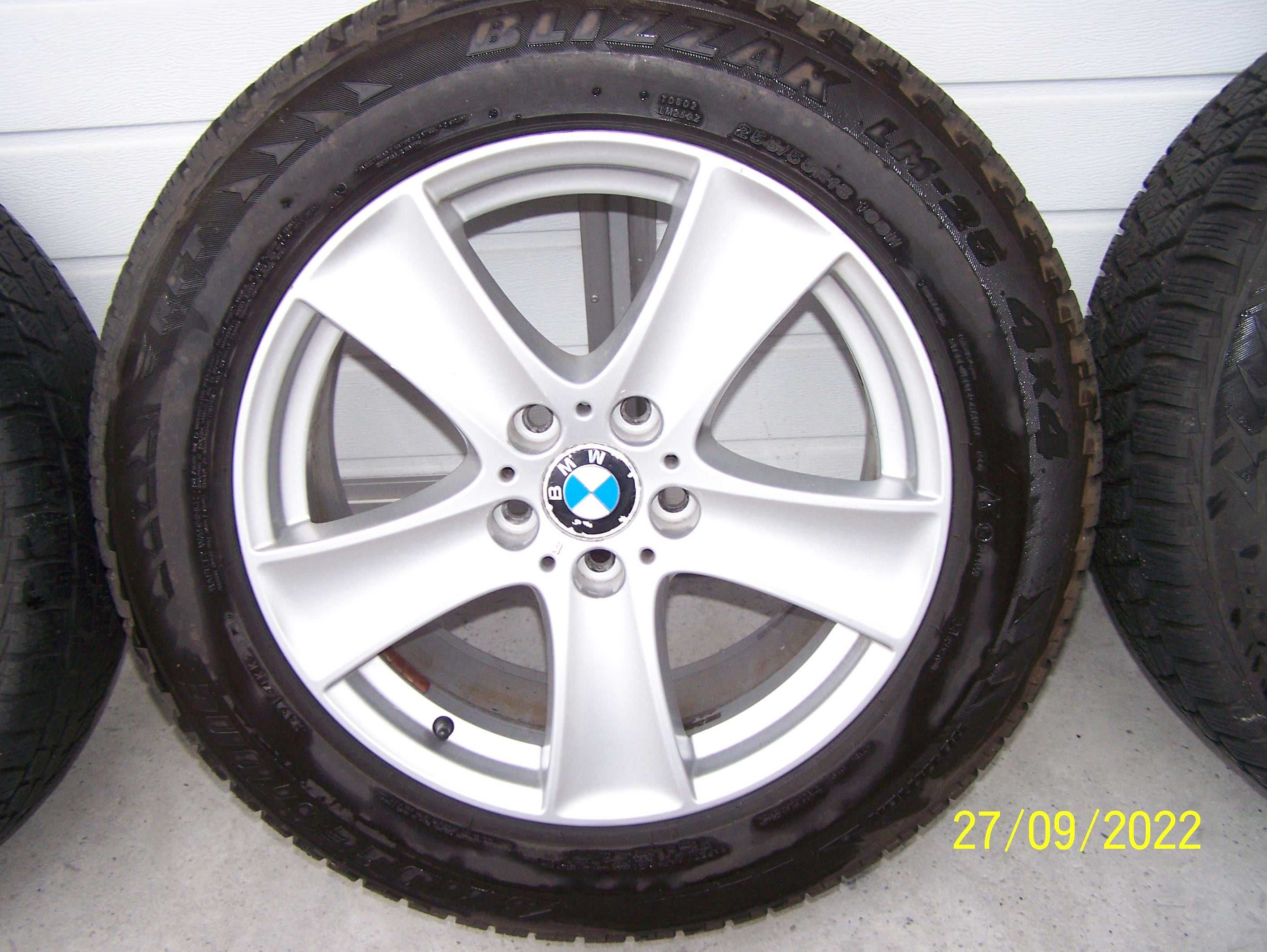 Koła BMW 18 ",ALU z oponami, Zimowe 255/55 R 18 109 H - ŁADNE