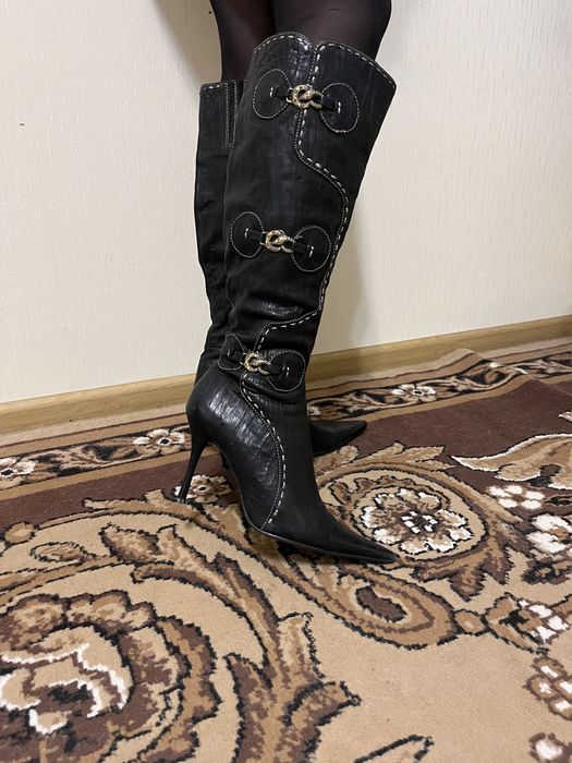 Жіночі шкіряні чобітки