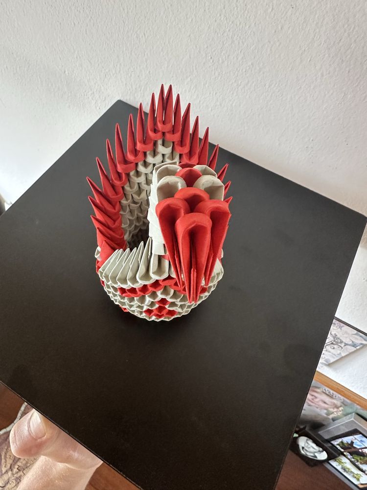 Łabędź z origami