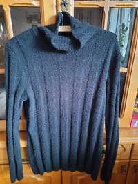 Golf frote sweter czarny
