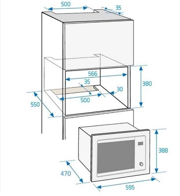 Kuchenka mikrofalowa do zabudowy  BEKO BMCB25433X NOWA