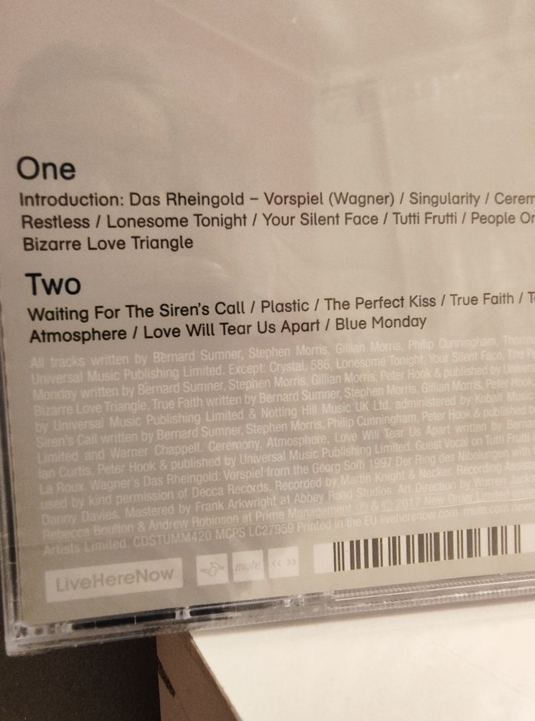 Płyta CD album 2 szt New Order nomc 15