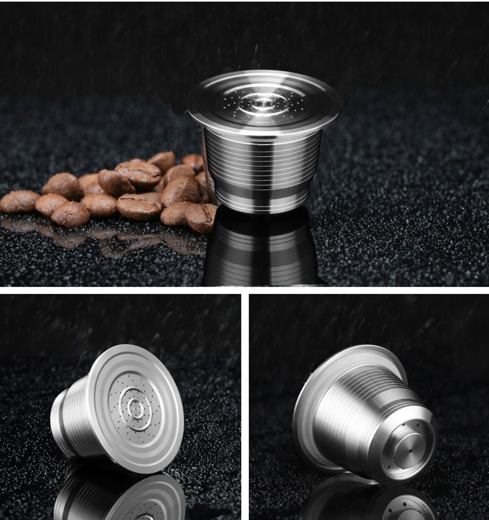 Многоразовые стальные капсулы для Nescafe Nespresso Нескафе Неспрессо