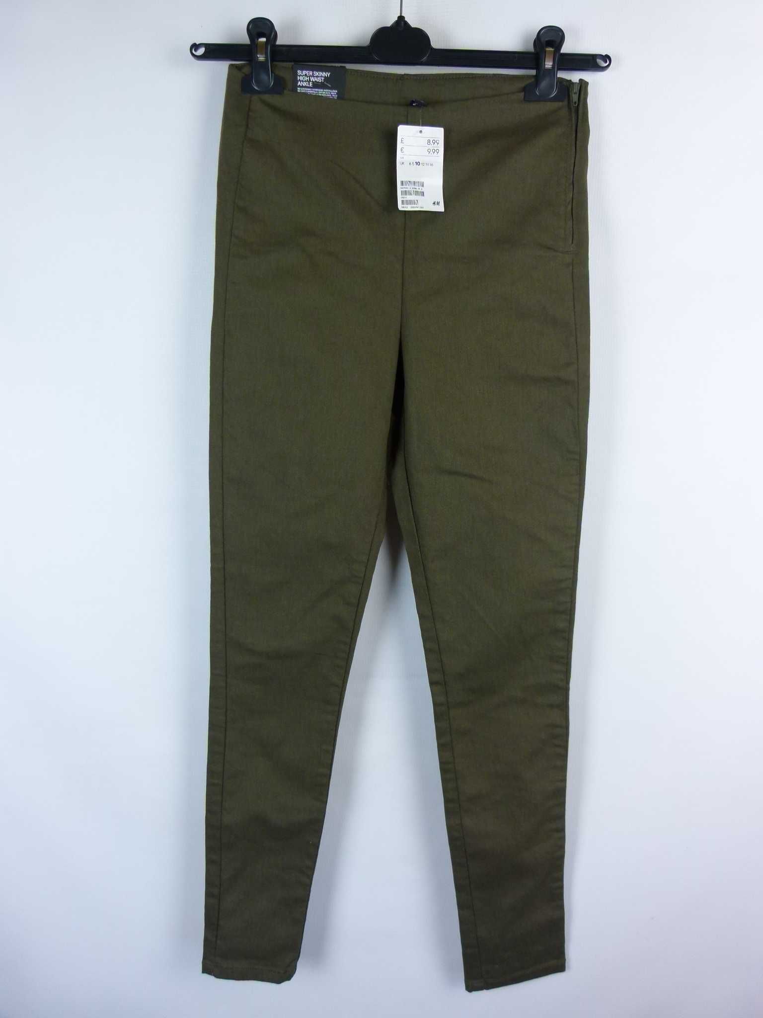 Divided by H&M spodnie super skinny wyższy stan / 36 z metką