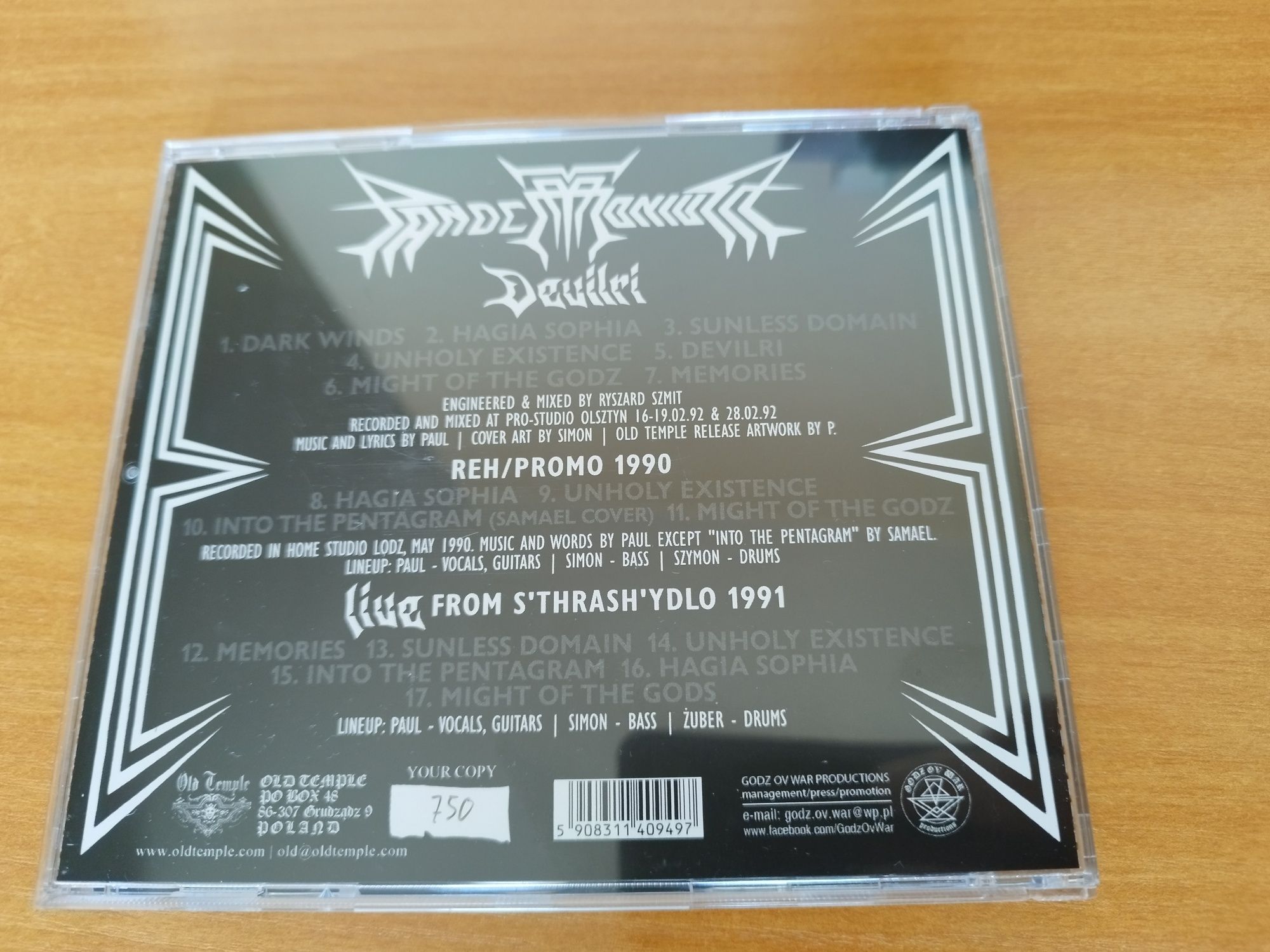 Pandemonium - Devilri exdented edition cd