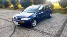 Renault megane 1.4 klima 5 drzwi ladny niski przebieg 3x iso fix