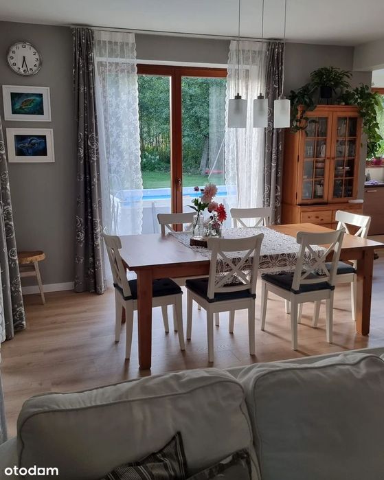 Gotowy do zamieszkania dom 5 pokoi + salon z kuchnią, działka 17 ar