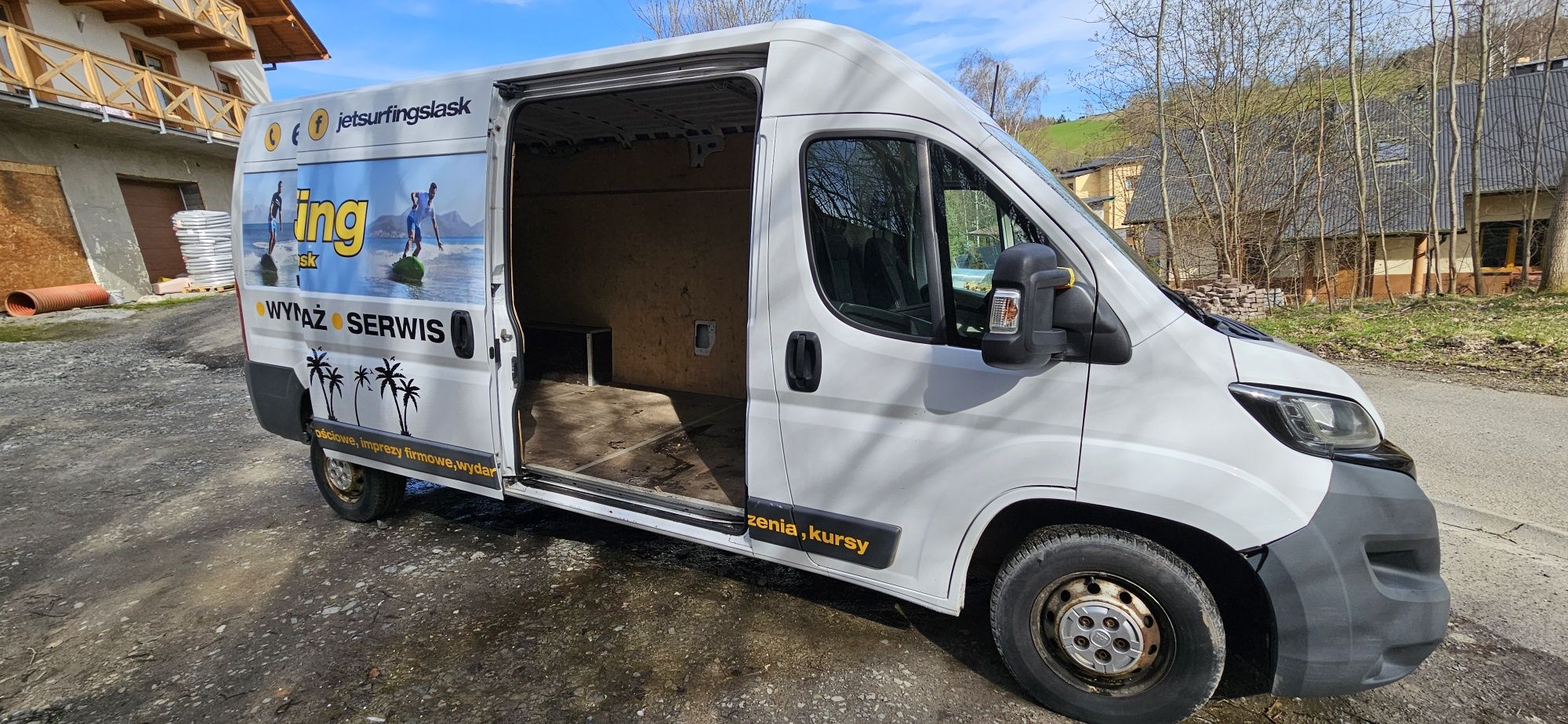 Fiat Ducato L3H2 2.3 Multijet 130 KM, 2016, duża paka, klima, 100%