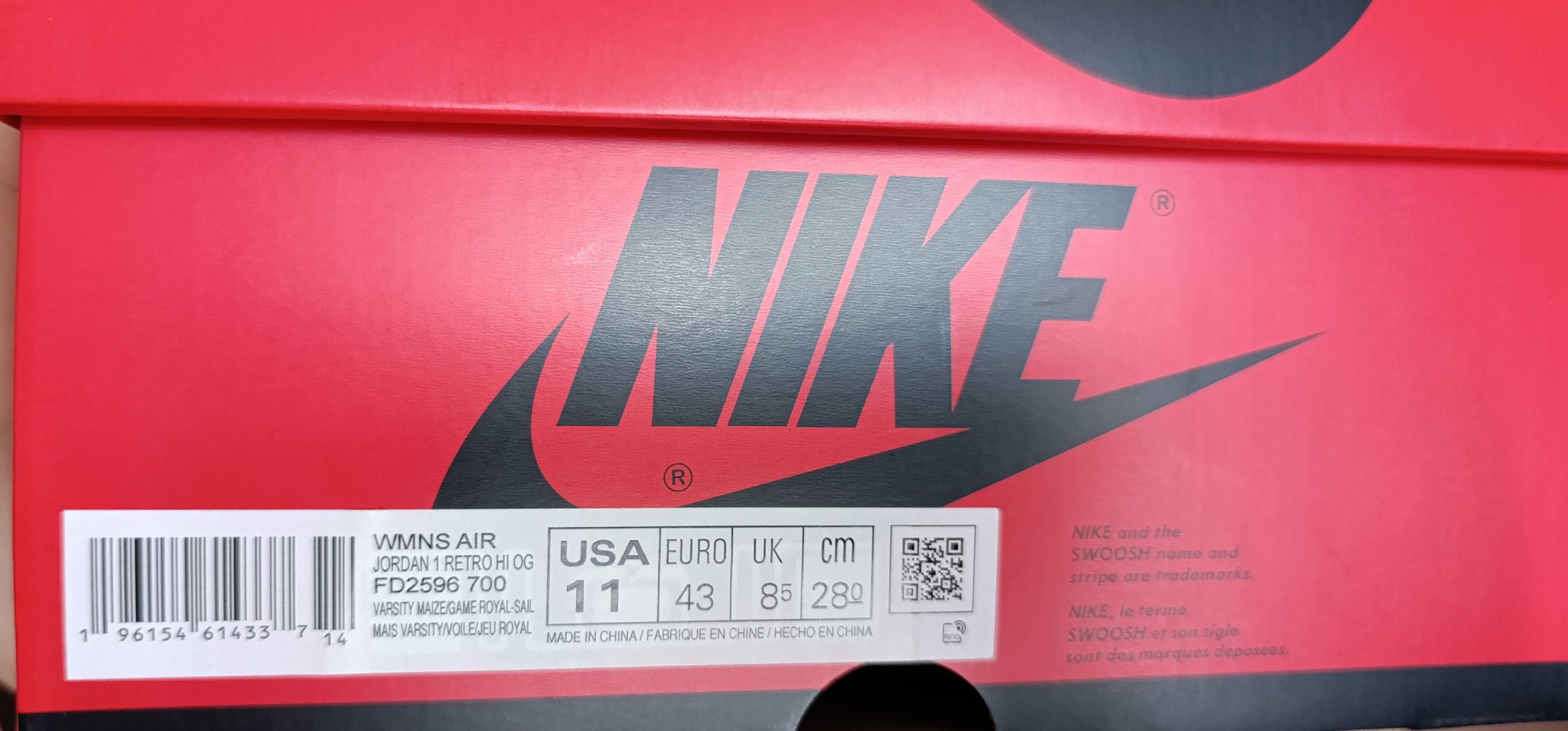 Nike WMNS AIR JORDAN 1 Retro Hi Og
