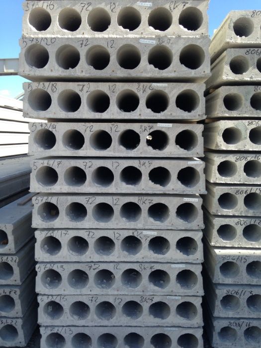 Плити | Панелі перекриття | Плиты | Панели перекрытия | Багатопустотні