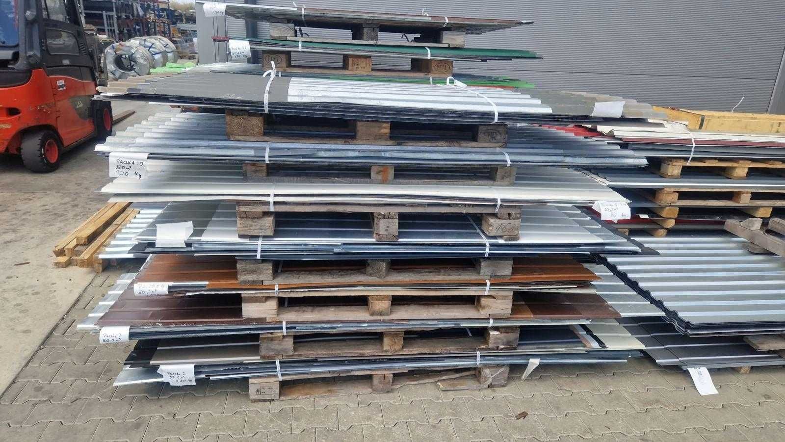 blacha trapezowa - końcówki produkcji
