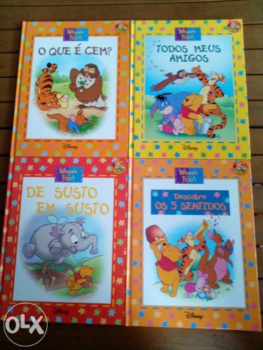 8 Livros infantis Winnie the pooh