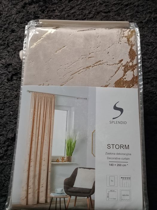 Zasłony welurowe dekoracyjne 2 szt