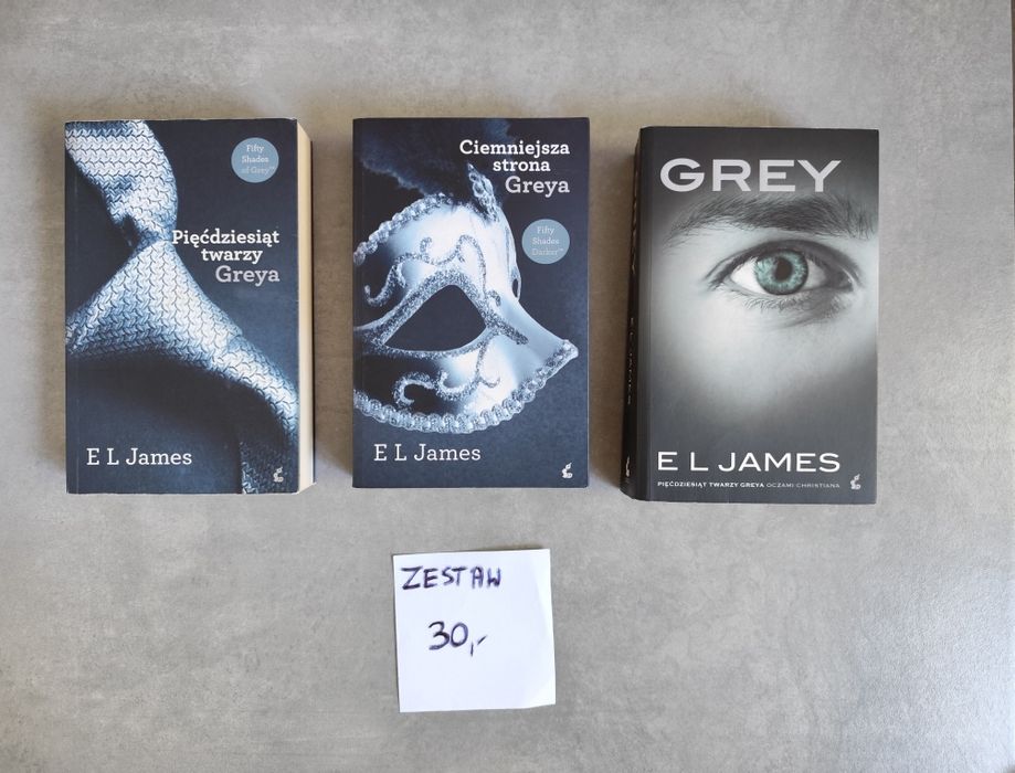 Zestaw książek Greya
