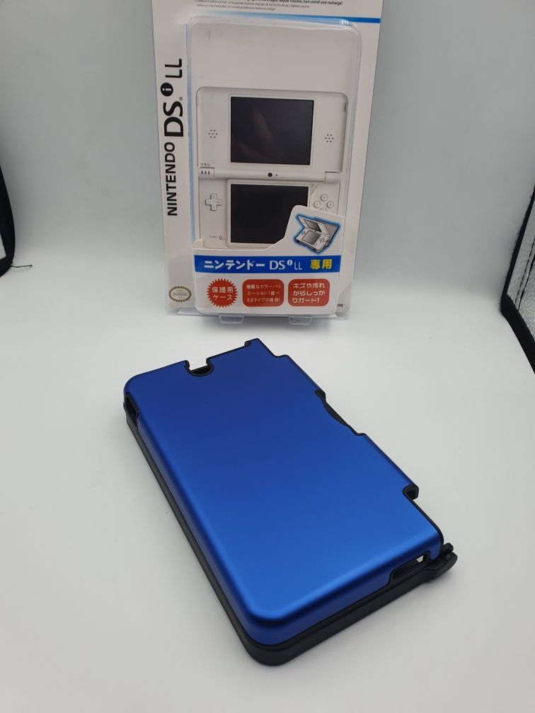 Case etui obudowa Nintendo DS dsi LL niebieska metaliczna unikat