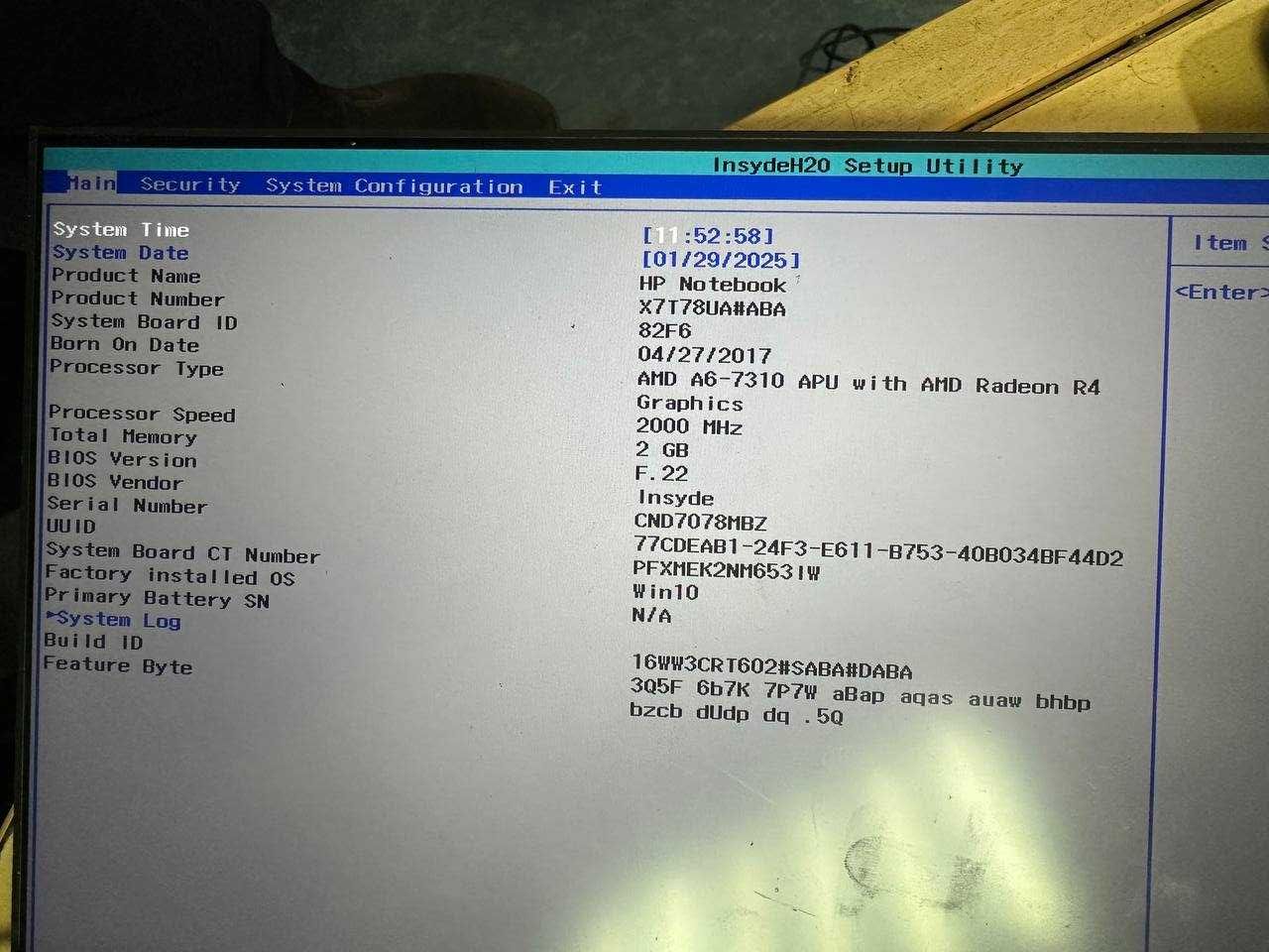 HP 15-bs-570ur LA-711d