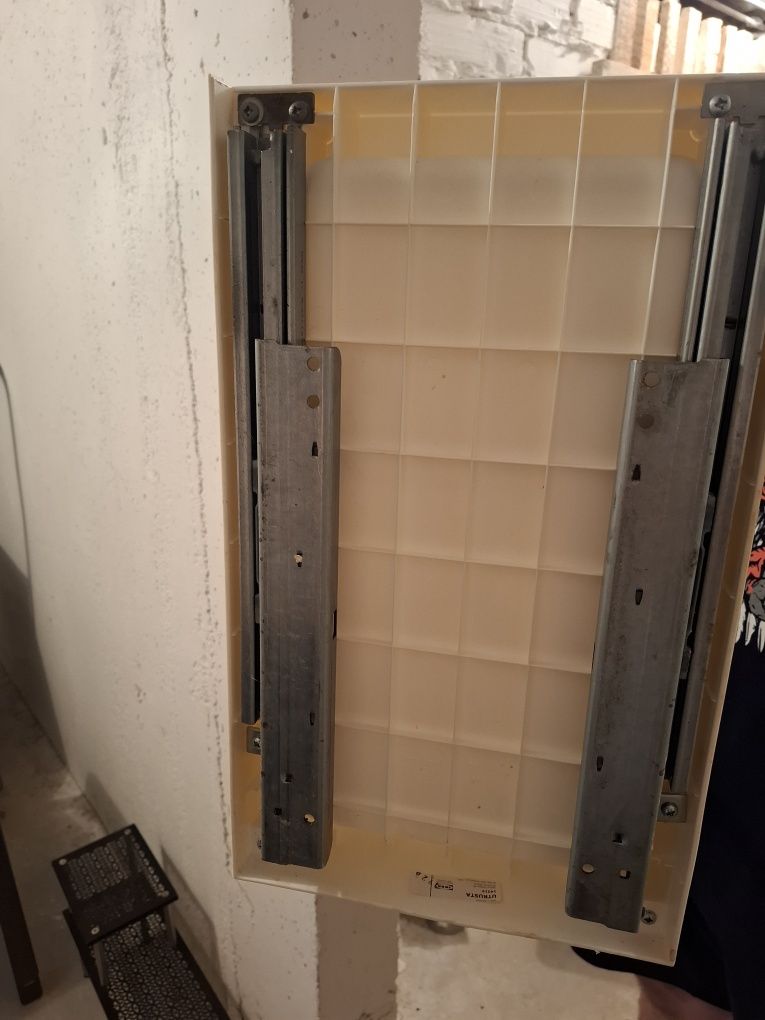 2 kosze półki wysuwane szyny ikea utrusta