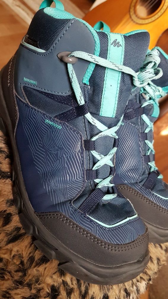 Buty dziewczęce trekkingowe zimowe Quechua rozm. 36