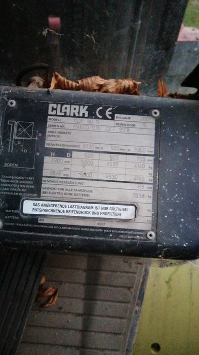 Wózek widłowy Linde Clark