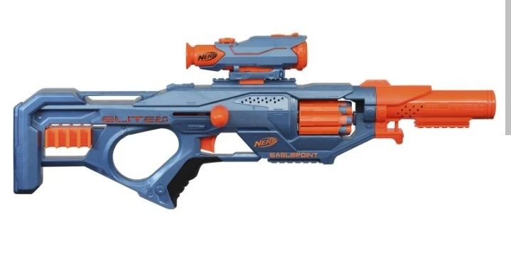 Pistola de dardos Nerf Elite 2.0 Eaglepoint RD-8 em excelente estado.