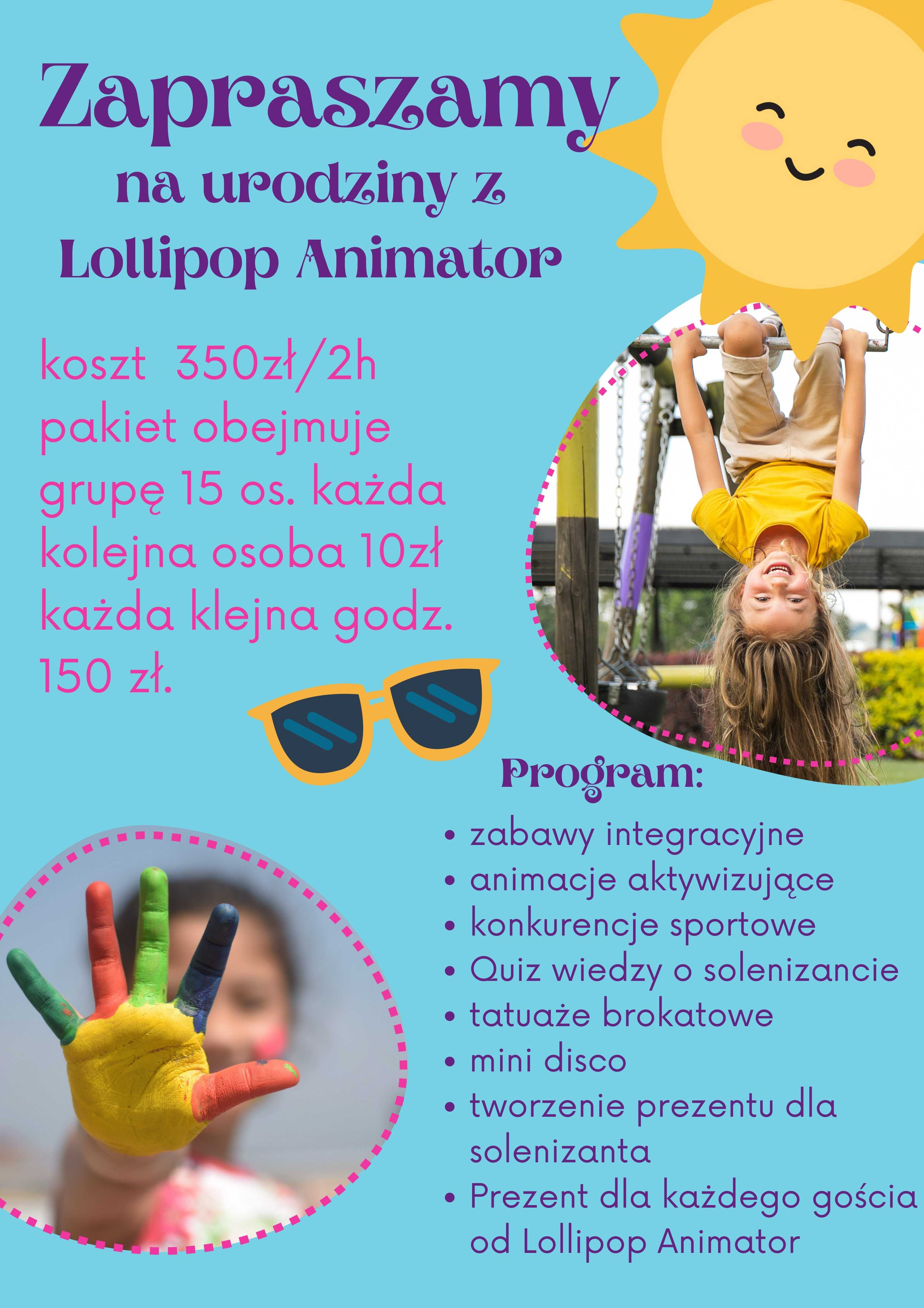 Animator, urodziny , chrzciny, wesela
