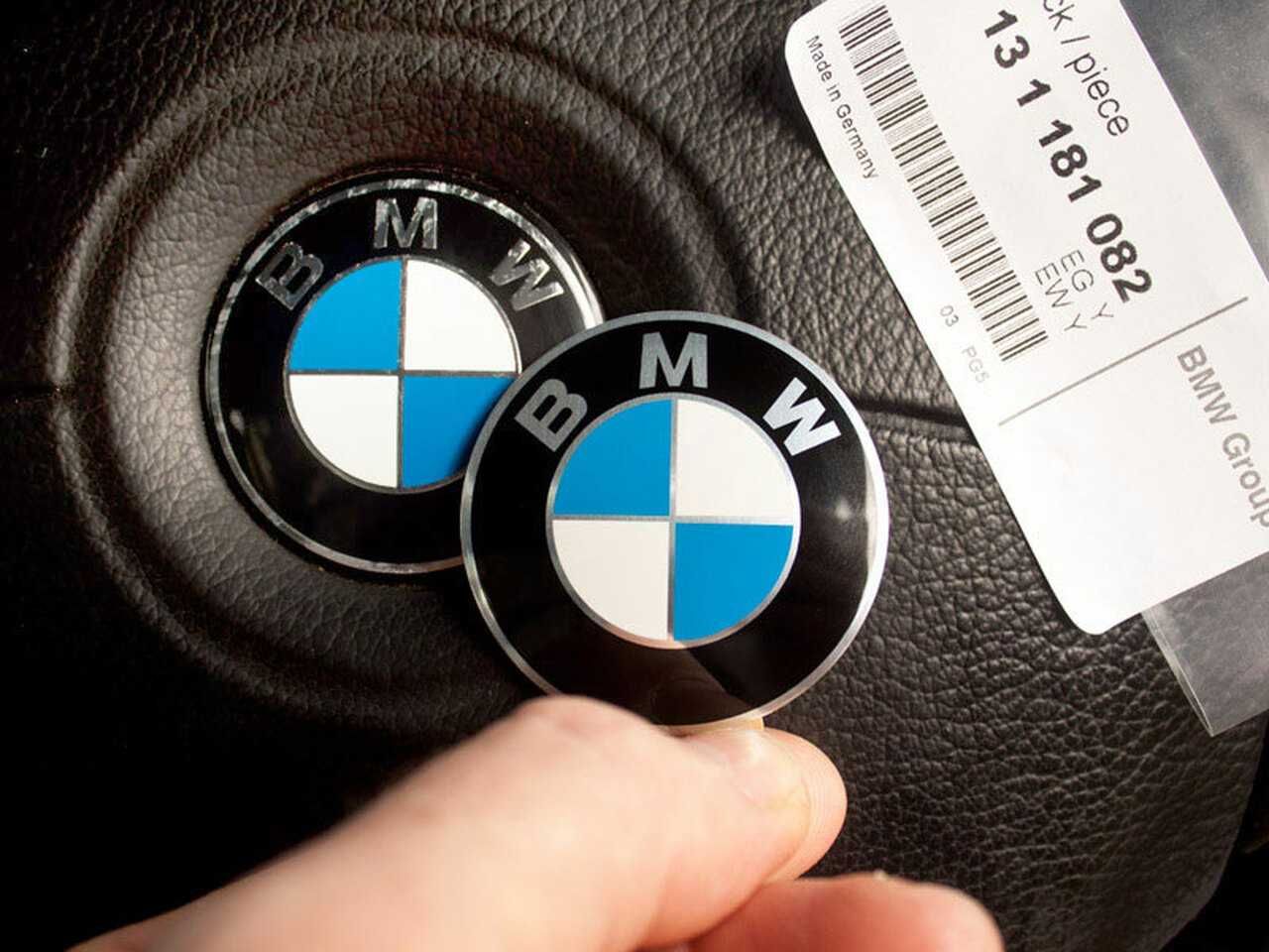 1 logo para volante BMW todos as variantes